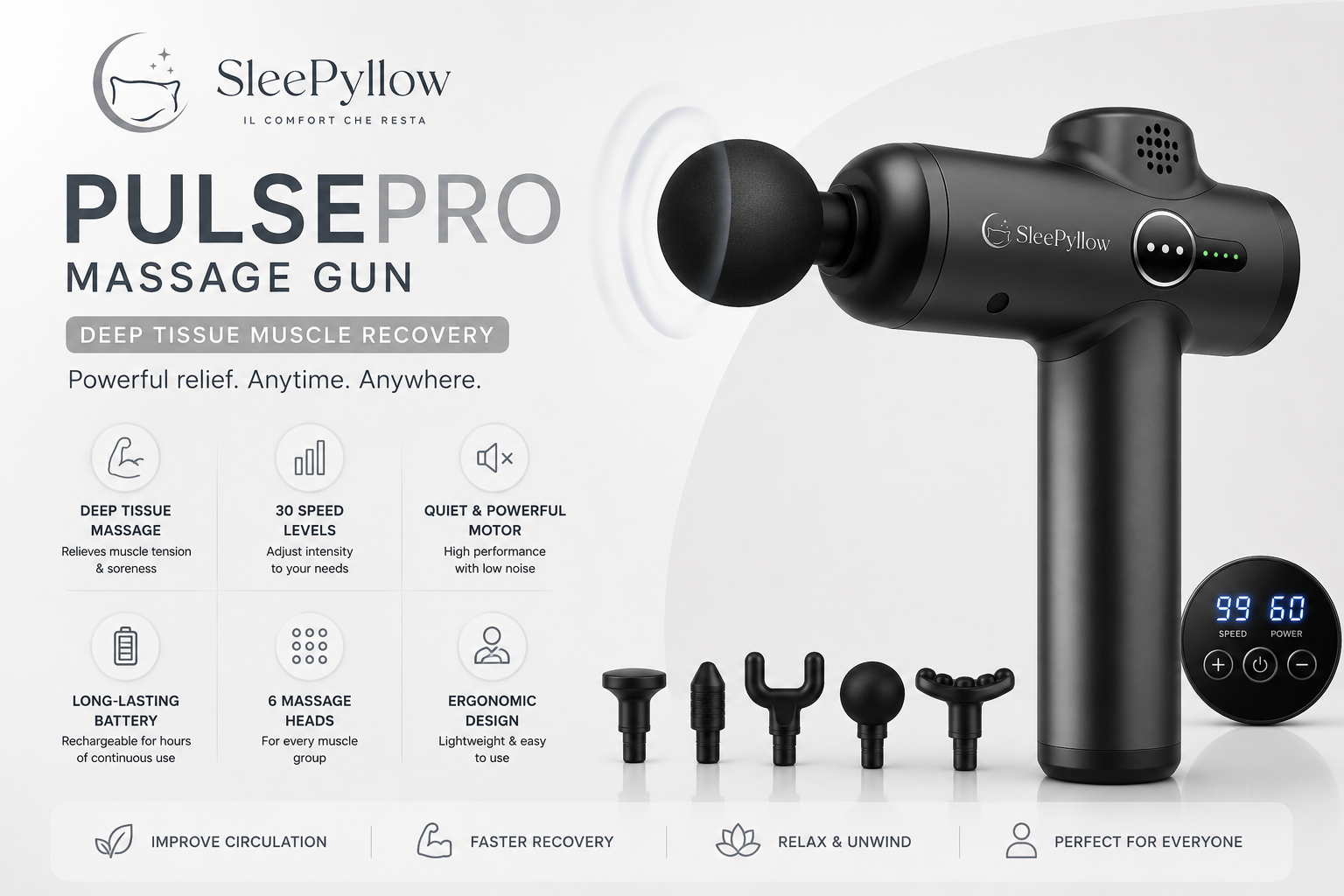 SleePyllow™ MassageGun Pro