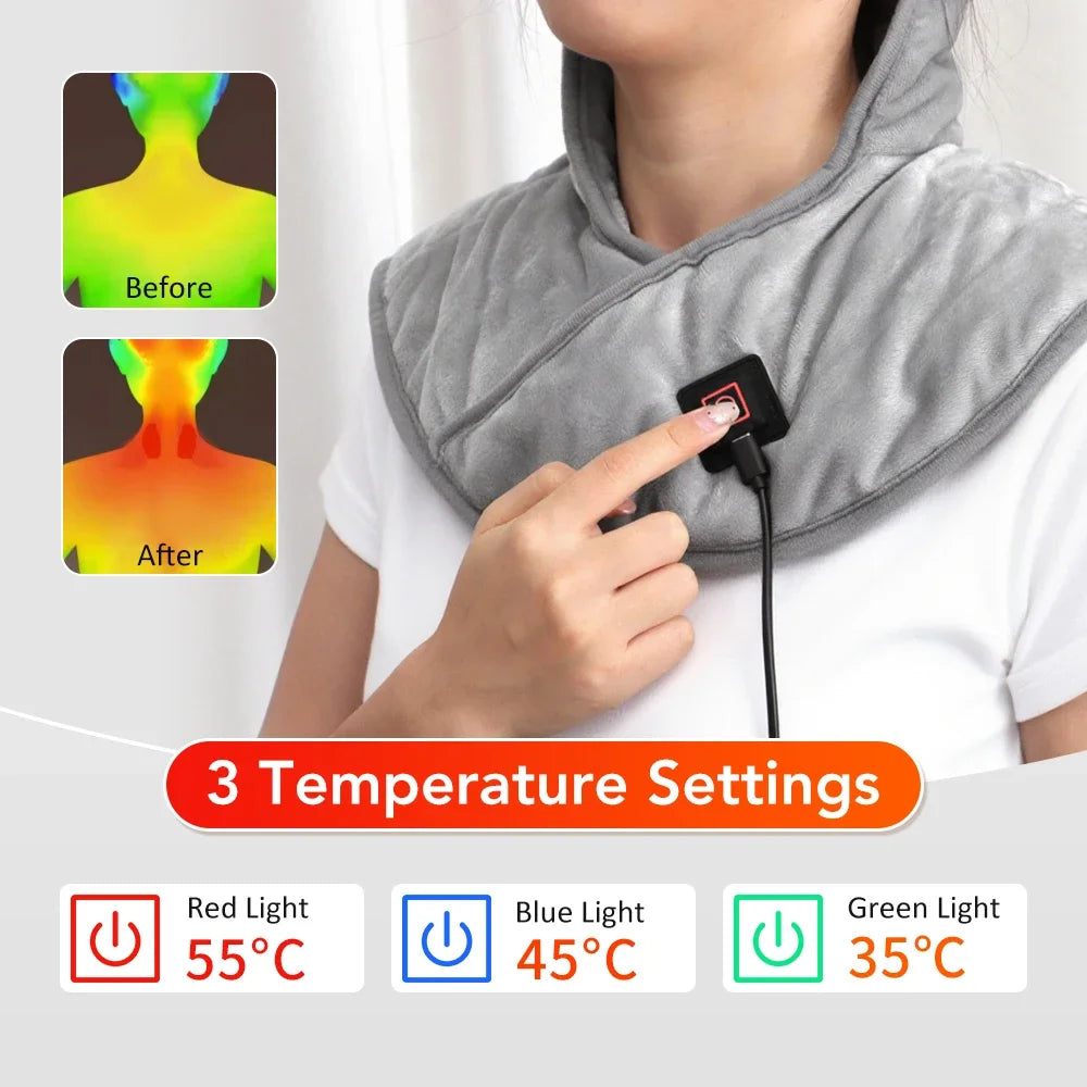 SleePyllow™ Heated Neck Shoulder Wrap