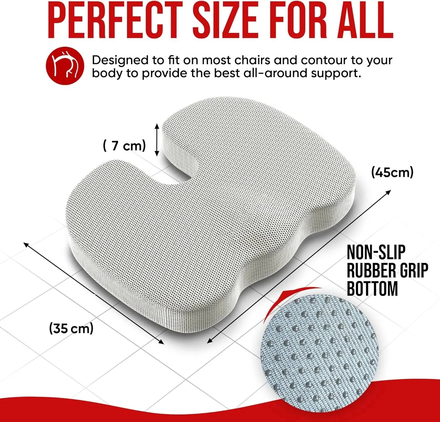 SleePyllow™ Ergonomic Seat Cushion