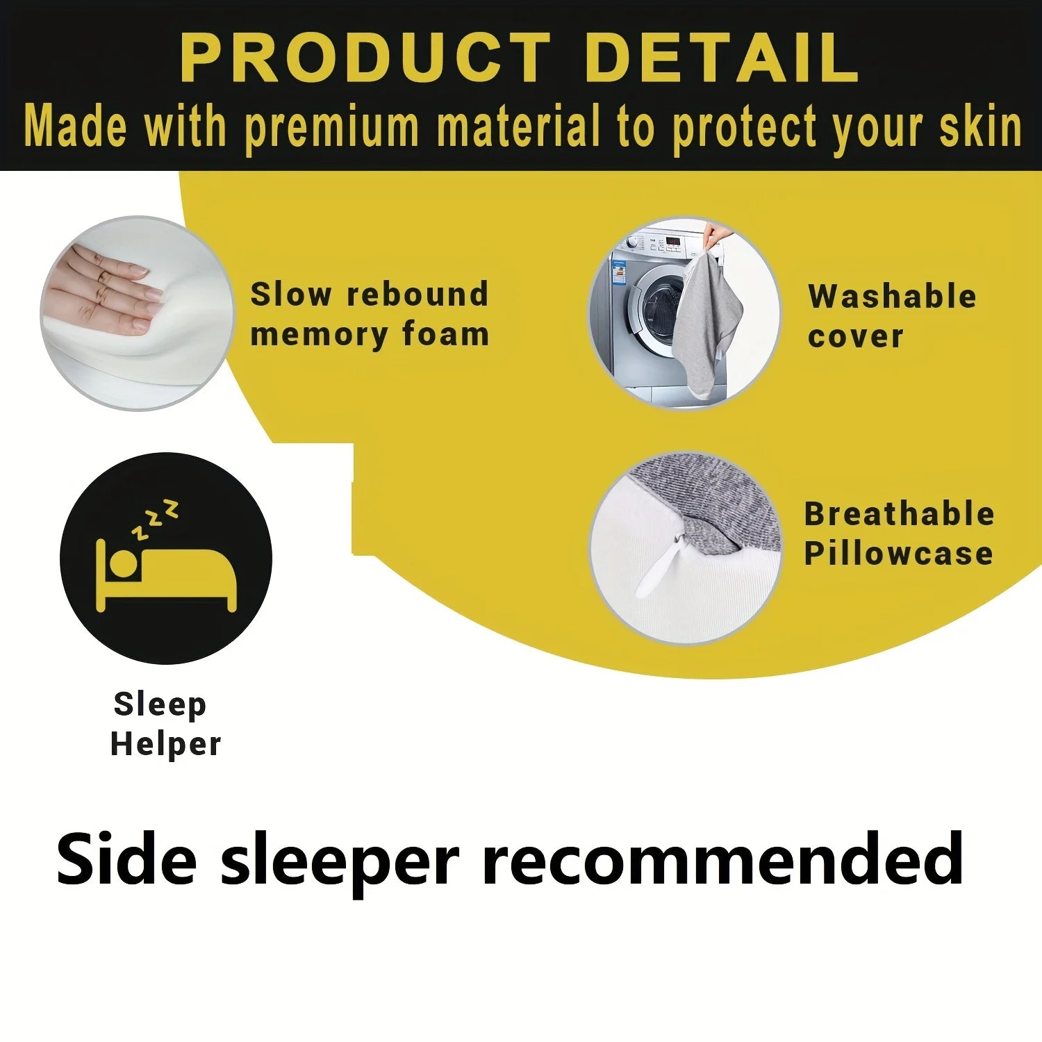 SleePyllow™ Ergonomic Knee Pillow