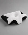 SleePyllow™ Cuscino Cervicale in Memory Foam  - Stella - Bianco/Nero