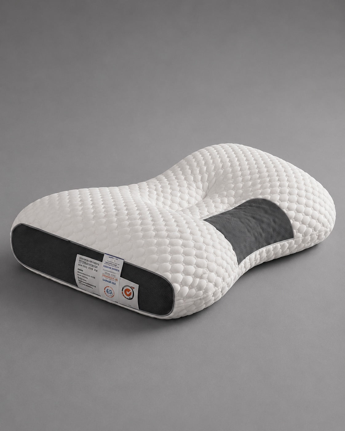 SleePyllow™ Cuscino Cervicale in Memory Foam Rettangolare — Bianco